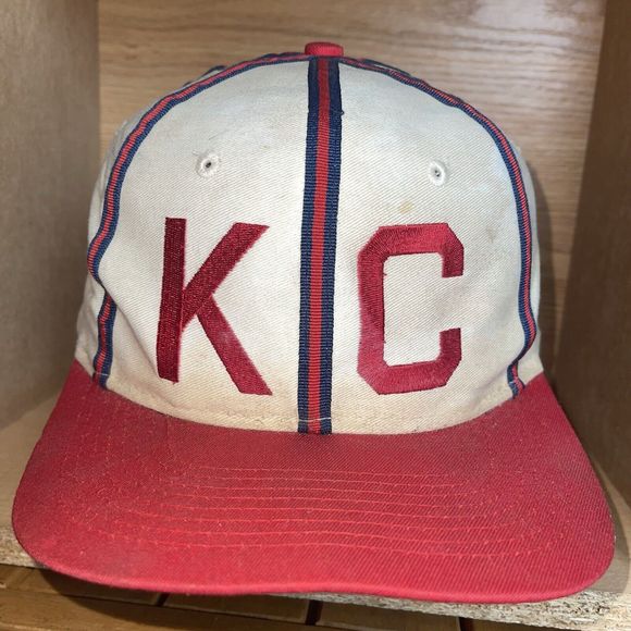 Vintage 90s KC Monarchs Negro League Baseball Snapback Hat Kansas City  Cap - Picture 1 of 10